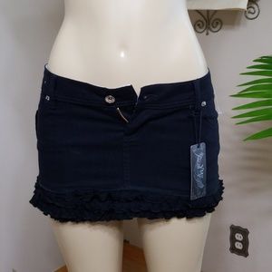 YMI BLACK MINI SKIRT